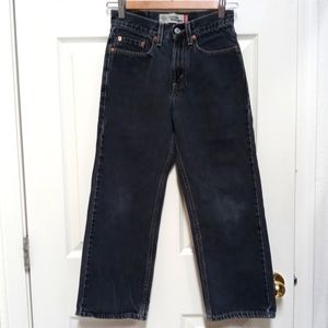 Levis 569 Loose Straight Legs Faded Black Jeans